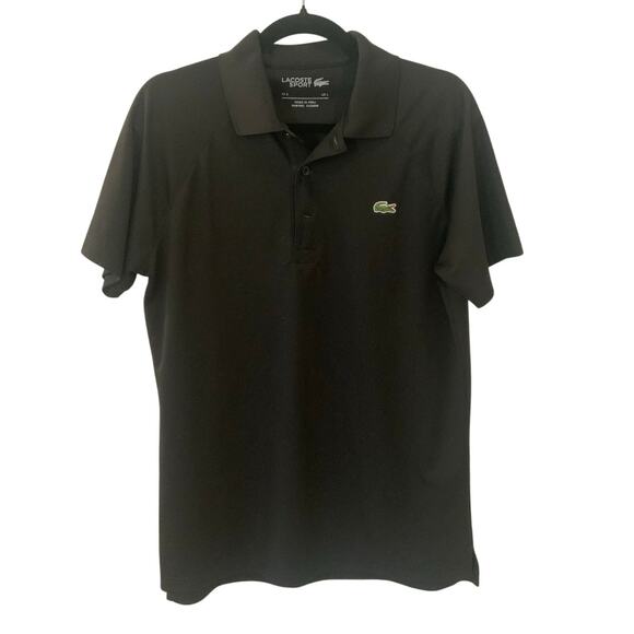 Lacoste Black Men's Polo size large - Picture 2 of 6